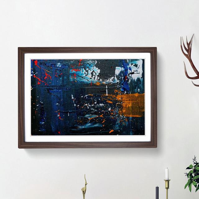 Abstract Vol.400 by S.Johnson - Picture Frame Painting Print East Urban Home Frame Option: Walnut Framed, Size: 27cm H x 36cm W x 2cm D on Productcaster.