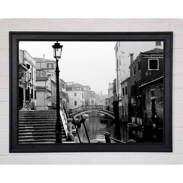 Venice Retro B N W - Print Rosalind Wheeler Size: 59.7cm H x 84.1cm W x 1.5cm D on Productcaster.