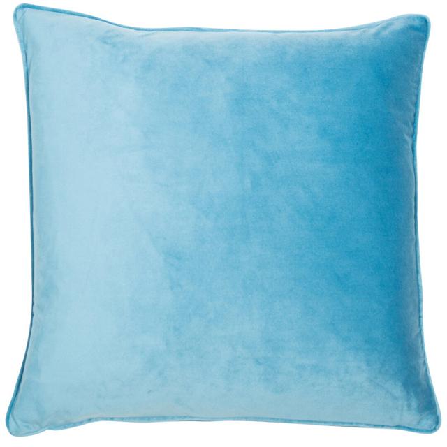 Leticija Cushion with Filling Latitude Run Colour: Turquoise, Size: 43" H x 43" W x 16" D on Productcaster.