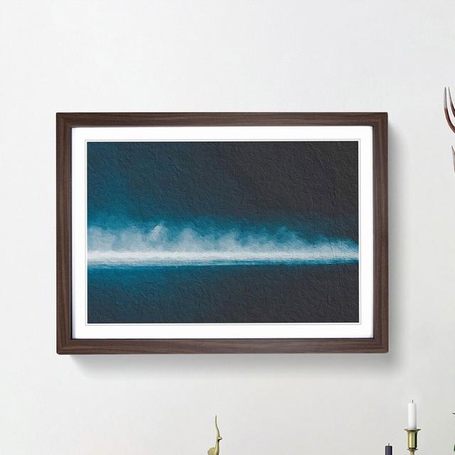 Rise of the Ocean - Picture Frame Painting Print East Urban Home Frame Option: Walnut Framed, Size: 36cm H x 48cm W x 2cm D on Productcaster.