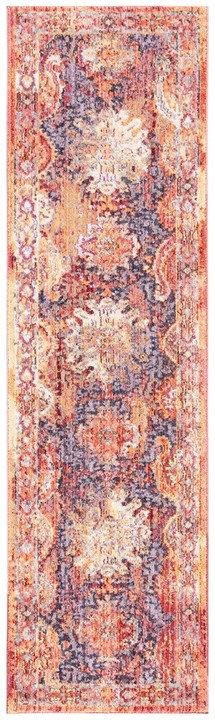 Haman Transitional Rust/Lavender Rug World Menagerie Rug Size: Runner 68 x 243cm on Productcaster.