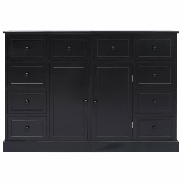 Mccloud 113cm Sideboard August Grove Colour: Black on Productcaster.