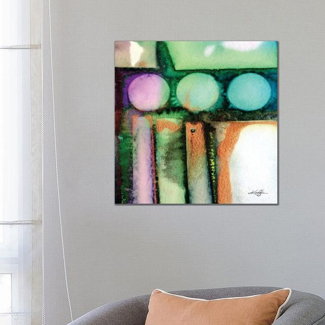 Abstract Harmony XII by Kathy Morton Stanion - Wrapped Canvas Painting Metro Lane Size: 66.04cm H x 66.04cm W x 1.91cm D on Productcaster.