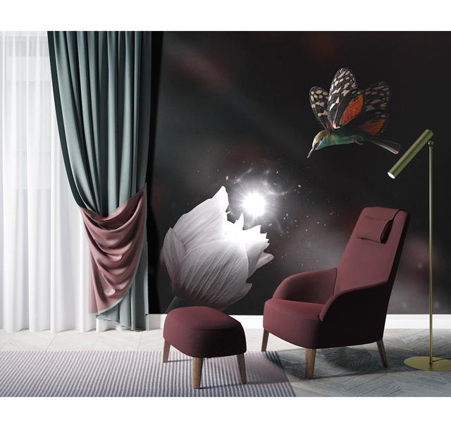 Janiha Single Smooth Satin Wall Mural 17 Stories Size: 210cm L x 300cm W on Productcaster.