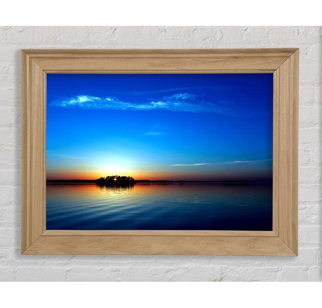 Blue Sunset - Print Bright Star Size: 84.1cm H x 118.9cm W on Productcaster.