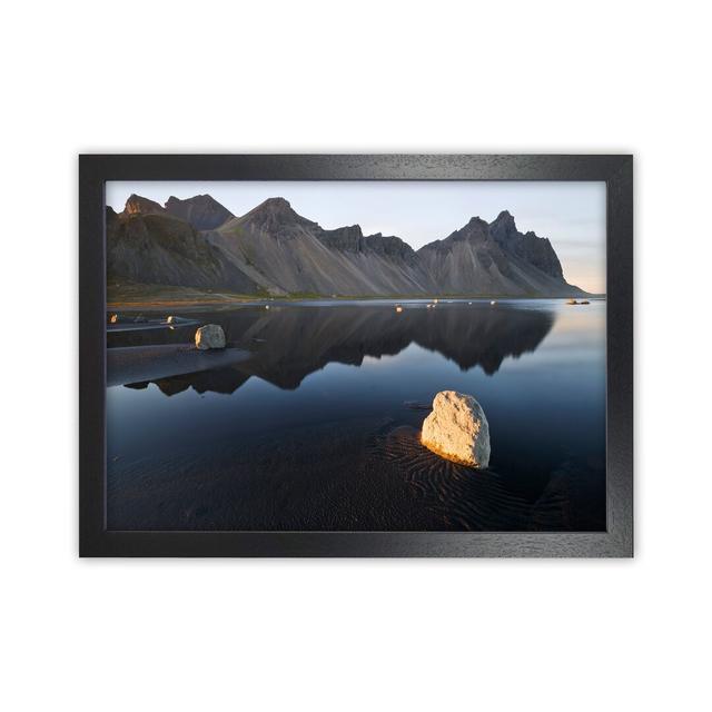 Stillness by Karsten Wrobel - Photograph Art Print on Canvas House of Hampton Size: 25cm H x 34cm W x 3cm D, Format: Black Framed on Productcaster.