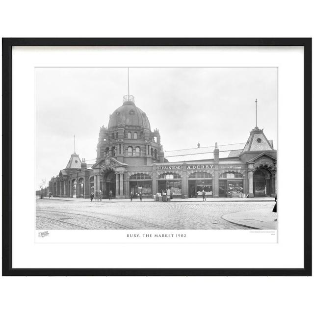 'Bury, the Market 1902' by Francis Frith - Picture Frame Photograph Print on Paper The Francis Frith Collection Size: 40cm H x 50cm W x 2.3cm D on Productcaster.