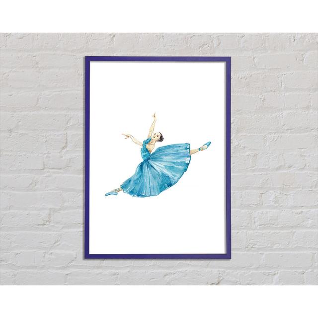 Blaue Ballerina 6 - Einzelne Bilderrahmen Kunstdrucke Sommerallee Größe: 59,7 cm H x 42 cm B x 2 cm T on Productcaster.