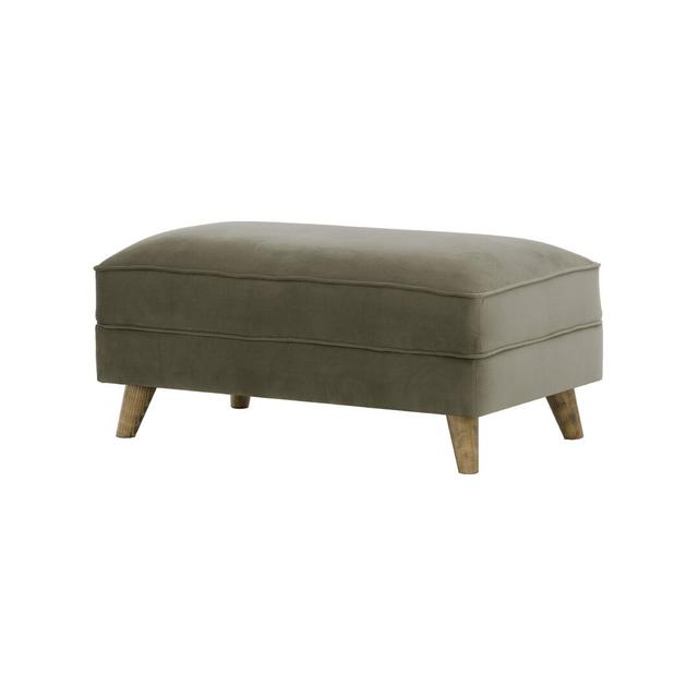 Hocker Samson Sommerallee Polsterfarbe: Olivgrün. on Productcaster.