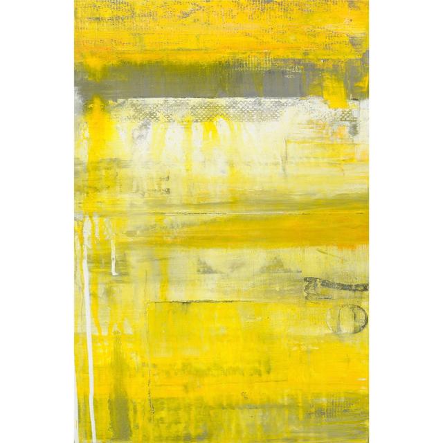 Mellow Yellow II by Erin Ashley - Wrapped Canvas Art Prints Ivy Bronx Size: 91cm H x 61cm W x 3.8cm D on Productcaster.