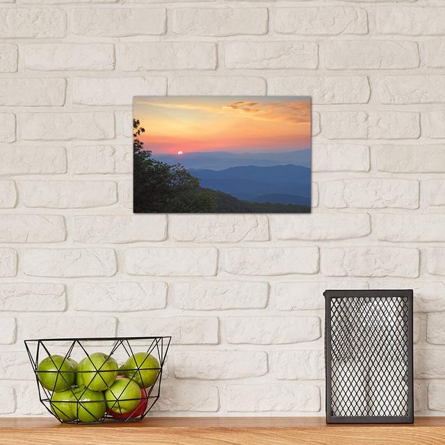 Sunset Over The Pisgah National Forest From The Blue Ridge Parkway, North Carolina I by Tim Fitzharris 17 Stories Size: 66.04cm H x 101.6cm W x 3.81cm on Productcaster.