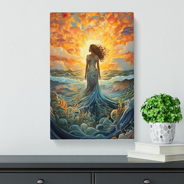 Ocean Symbolism Art House of Hampton Size: 60cm H x 40cm W x 3cm D on Productcaster.