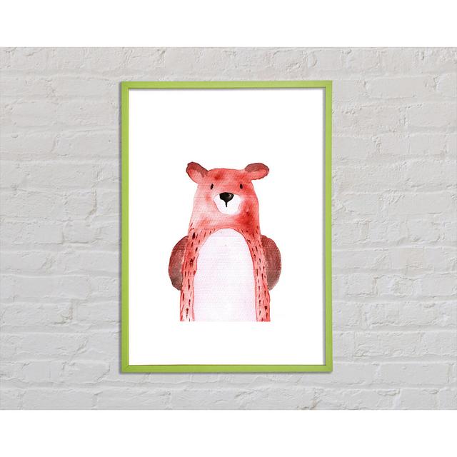 Bear Love - Single Picture Frame Art Prints Harriet Bee Size: 42cm H x 59.7cm W x 2cm D on Productcaster.