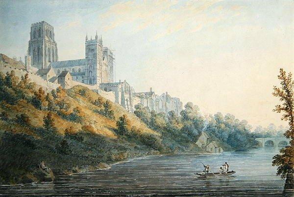 Durham Cathedral by Edward Dayes Framed Art Print East Urban Home Format: Paper, Size: 50cm H x 70cm W x 0.2cm D on Productcaster.