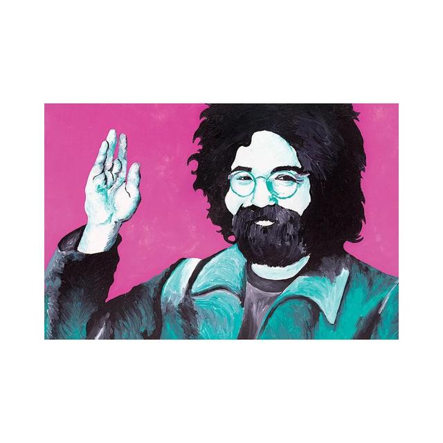 Leinwandbild Jerry Garcia von Sammy Gorin Ebern Designs Größe: 30,48 cm H x 45,72 cm B x 1,91 cm T, Format: Leinwandbild on Productcaster.