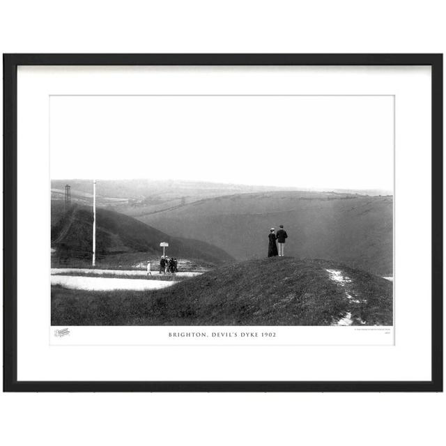 'Brighton, Devil's Dyke 1902' by Francis Frith - Picture Frame Photograph Print on Paper The Francis Frith Collection Size: 28cm H x 36cm W x 2.3cm D on Productcaster.