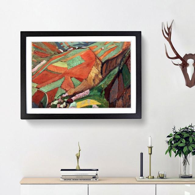 Cultivated Hills by Fujishima Takeji - Picture Frame Painting Print East Urban Home Frame Option: Black Framed, Size: 48cm H x 65cm W x 2cm D on Productcaster.