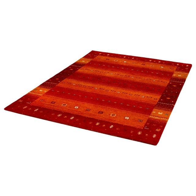 Farrar Looped Wool Red Rug Bloomsbury Market Rug Size: Rectangle 140 x 200cm on Productcaster.