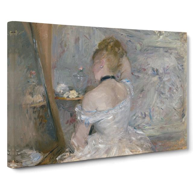 Woman at Her Toilette by Berthe Morisot - Wrapped Canvas Painting East Urban Home Size: 50cm H x 76cm W x 3cm D on Productcaster.