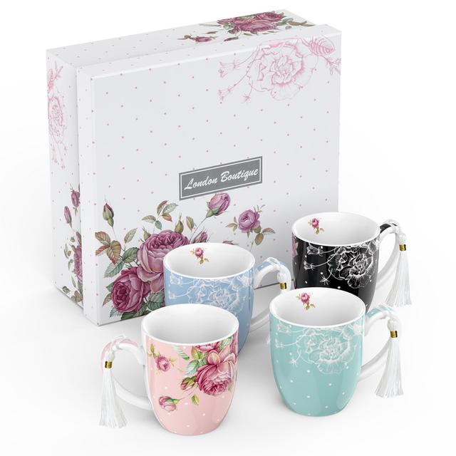 4 Piece Mug Set London Boutique on Productcaster.