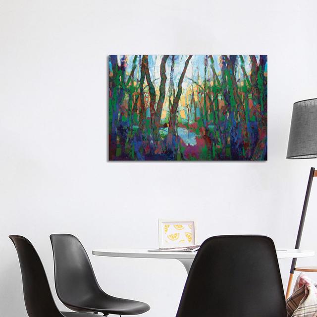 Trees by Lisa Robinson - Wrapped Canvas Painting ClassicLiving Size: 66.04cm H x 101.6cm W x 3.81cm D on Productcaster.