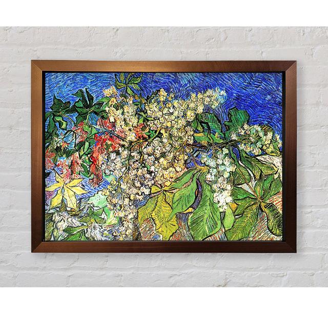 Van Gogh Blossoming Chestnut Branches - Single Picture Frame Art Prints Bright Star Size: 42cm H x 59.7cm W on Productcaster.