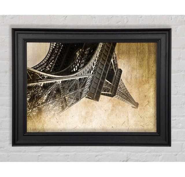 Eiffel Tower Retro 10 - Single Picture Frame Art Prints Ebern Designs Size: 21cm H x 42cm W x 8cm D on Productcaster.