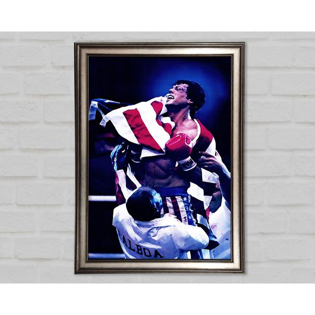 Rocky Victory - Single Picture Frame Art Prints Ophelia & Co. Size: 59.7cm H x 42cm W x 1.5cm D on Productcaster.