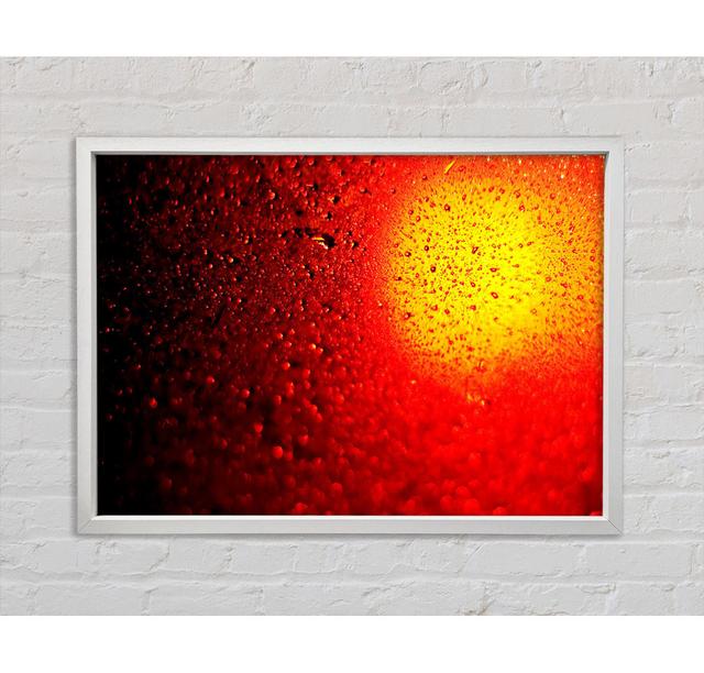 Red Drops Framed Print Bright Star Size: 100cm H x 141.4cm W on Productcaster.