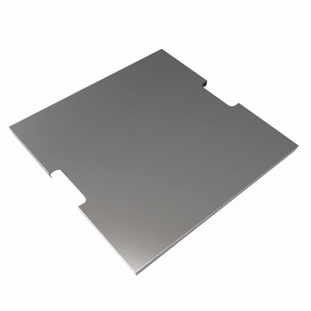 Steel Cover for Gas Fireplace Elementi Size: 2 cm H x 47 cm W x 47 cm D on Productcaster.