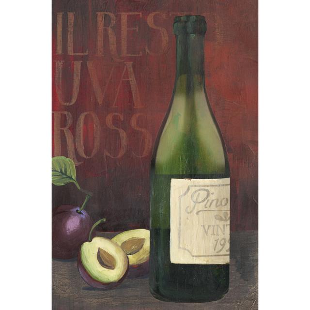 Wine Still Life II by Grace Popp - Wrapped Canvas Graphic Art Rosalind Wheeler Size: 46cm H x 30cm W on Productcaster.