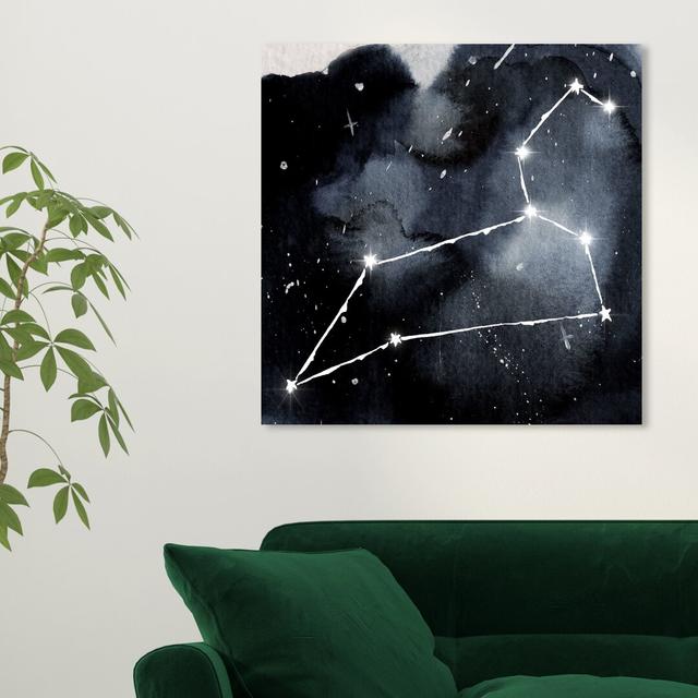 'Leo Constellation' Graphic Art on Wrapped Canvas East Urban Home Size: 61 cm H x 61 cm W x 3.8 cm D on Productcaster.