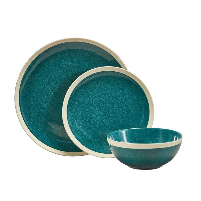 12 Piece Stoneware Dinnerware Set - Service for 4 (Set of 12) Fairmont and Main Ltd on Productcaster.