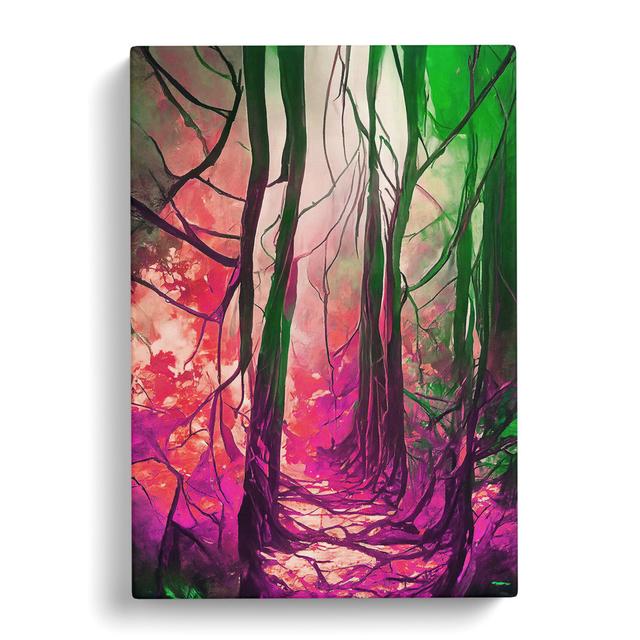 Forest No.4 - Wrapped Canvas Graphic Art Alpen Home Size: 60cm H x 40cm W on Productcaster.