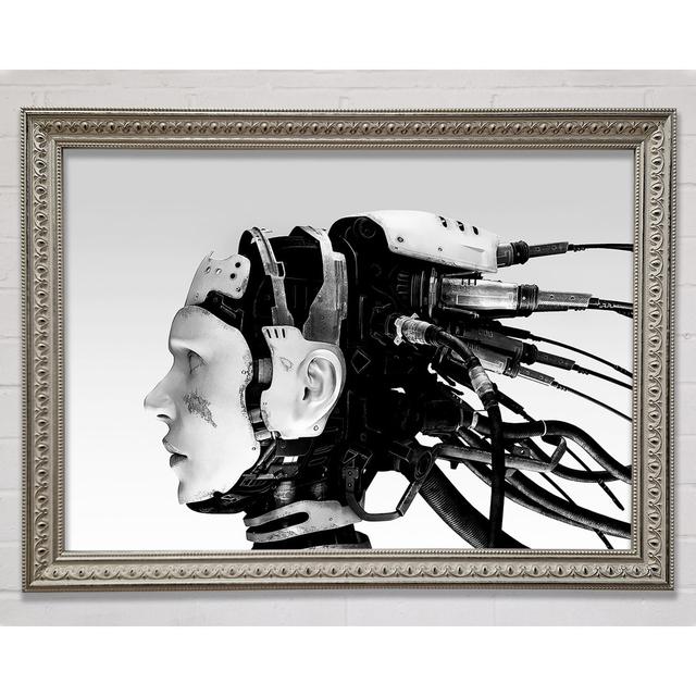 Robotic Woman Framed Print Happy Larry Size: 21cm H x 29.7cm W x 3cm D on Productcaster.