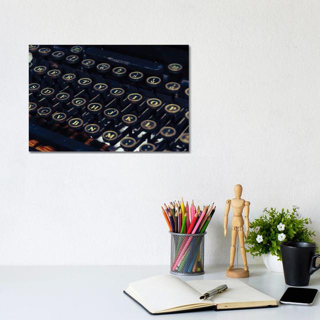 Mechanical Keyboard by Alex Tonetti - Wrapped Canvas Print Latitude Run Size: 20.32cm H x 30.48cm W x 1.91cm D on Productcaster.