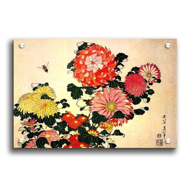 Chrysanthemum and Bee by Katsushika Hokusai - Unframed Art Prints Print on Paper East Urban Home Size: 21cm H x 29.7cm W on Productcaster.