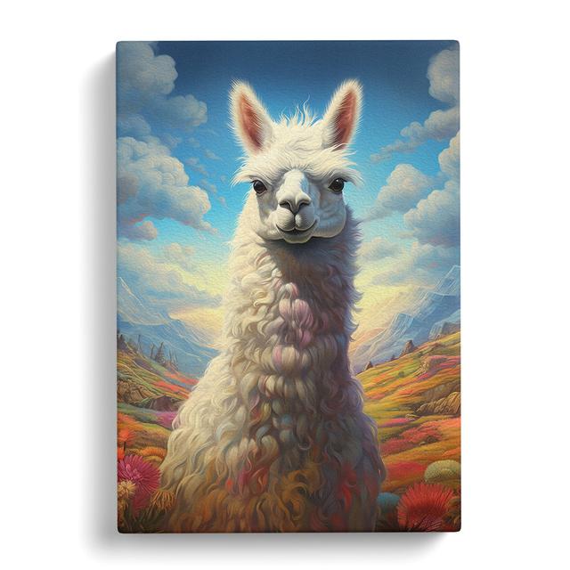 Llama Conceptual No.2 - No Frame Art Prints Latitude Vive Size: 76cm H x 50cm W x 3cm D on Productcaster.