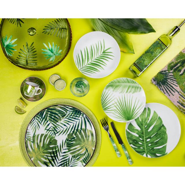 Foliage 31cm Porcelain Dinner Plate (Set of 6) Excelsa on Productcaster.