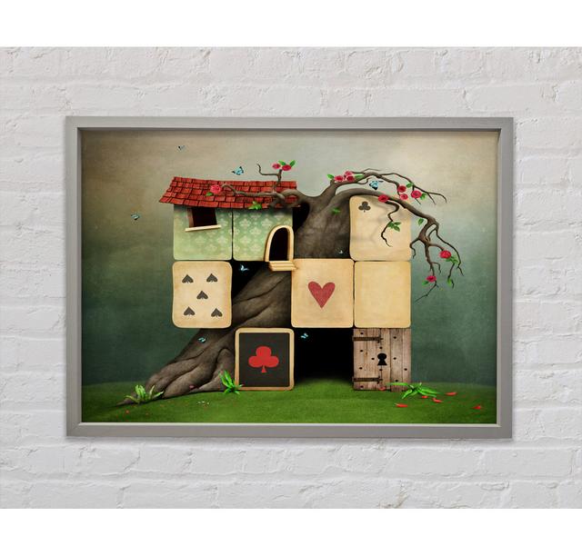 Roll The Dice House Alice In Wonderland - Print Bright Star Size: 59.7cm H x 84.1cm W x 3.3cm D on Productcaster.