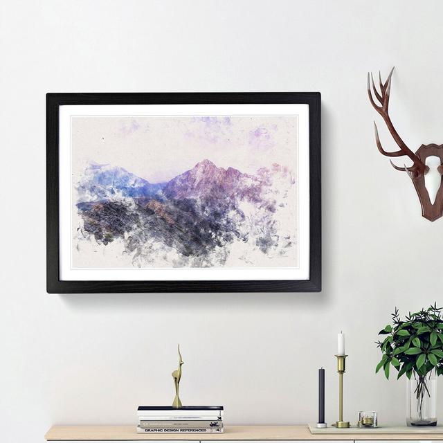 Mountains in Slovakia - Picture Frame Graphic Art Print East Urban Home Frame Option: Black Framed, Size: 45cm H x 63cm W x 2cm D on Productcaster.