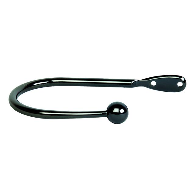 Metal Curtain Holdback Single 11cm Ball Finial Symple Stuff Colour: Black Nickel on Productcaster.