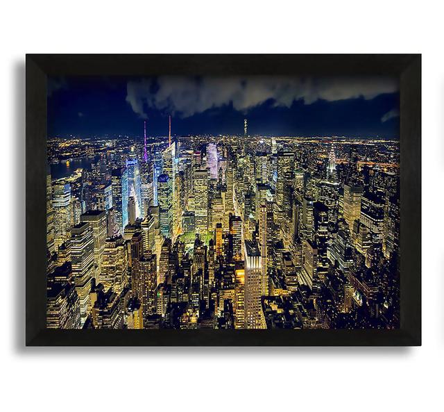 City Lights - Picture Frame Photograph on Canvas Latitude Run Size: 21cm H x 30cm W x 10cm D on Productcaster.