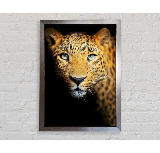 Leopard Beauty - Einzelner Bilderrahmen Kunstdrucke 17 Stories Größe: 59,7 cm H x 42 cm B x 3,4 cm T on Productcaster.