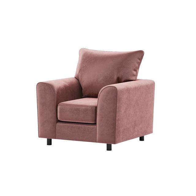 Awn Armchair 17 Stories Upholstery Colour: Dark Peach on Productcaster.