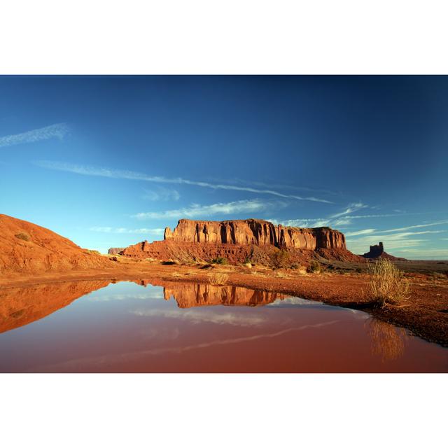 Monument Valley - Kunstdrucke auf Leinwand 17 Stories Größe: 50 cm H x 75 cm B on Productcaster.