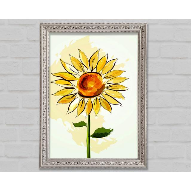 Sunflower Beauty - Einzelner Bilderrahmen Kunstdrucke Bright Star Größe: 42 cm H x 29,7 cm B x 3 cm T on Productcaster.