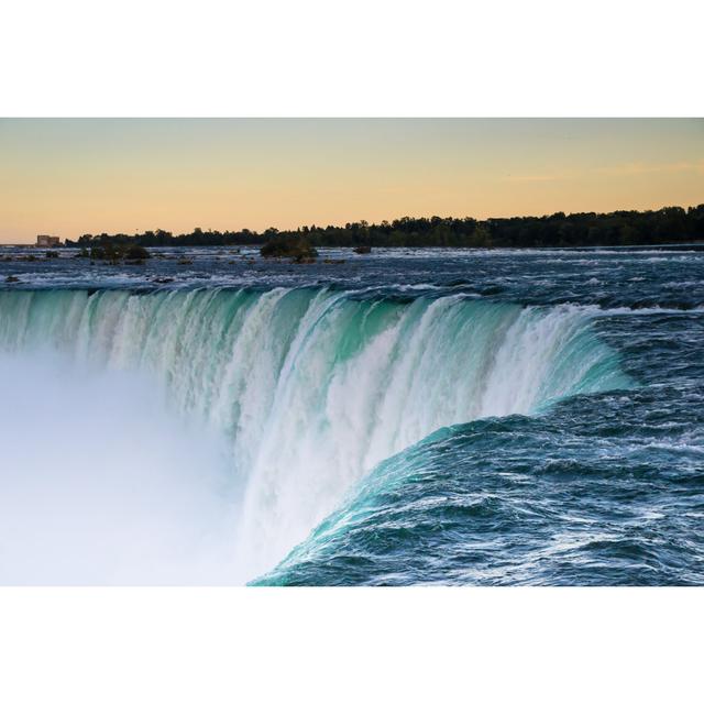 Niagara Falls at Sunset - Wrapped Canvas Photograph 17 Stories Size: 20cm H x 30cm W on Productcaster.