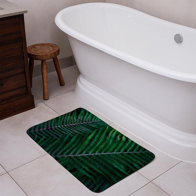 Dormon Rectangle Bath Mat East Urban Home on Productcaster.