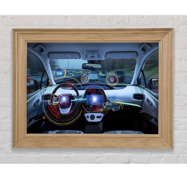 The Car Of The Future - Single Picture Frame Art Prints Bright Star Size: 42cm H x 59.7cm W x 8cm D on Productcaster.